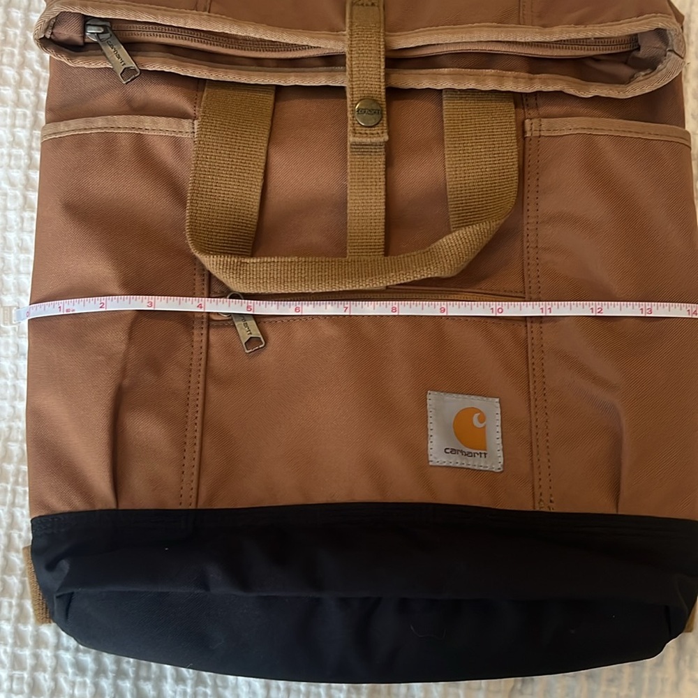 Carhartt Tan Backpack with Signature Design - Picture 10 of 12